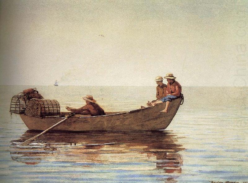 Winslow Homer 3 boys china oil painting image